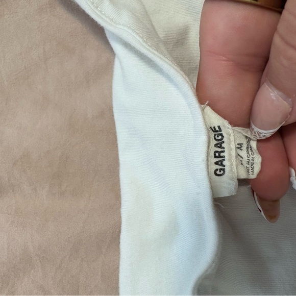 Garage Cream Tube Top - Picture 3 of 3